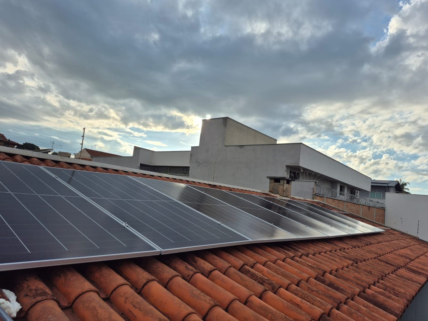 Residência com energia solar